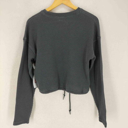 エックスガール X-girl PIGMENT DYED WAFFLE CREW TOP レディース JPN:S