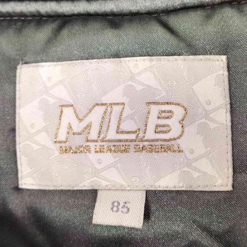 エムエルビー MLB ロゴ刺繍フードファー短丈ジャケット Y2K レディース 85