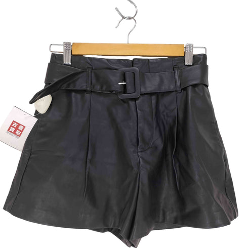 ザラ ZARA フェイクレザーショートパンツ レディース JPN:S