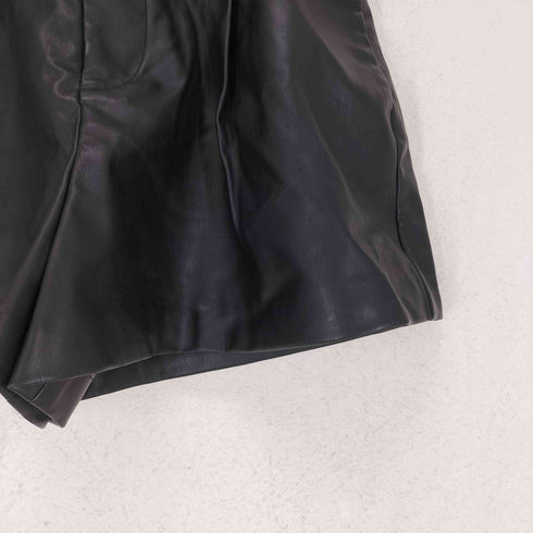 ザラ ZARA フェイクレザーショートパンツ レディース JPN:S