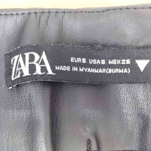 ザラ ZARA フェイクレザーショートパンツ レディース JPN:S