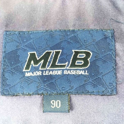 エムエルビー MLB ロゴ刺繍フードファー短丈ジャケット Y2K レディース 85