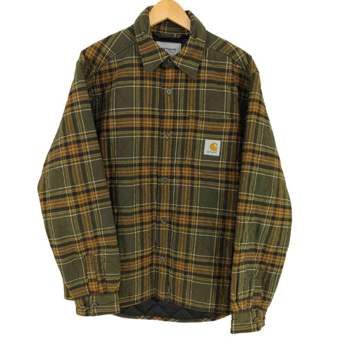 カーハートワークインプログレス Carhartt WIP 23AW WILES SHIRT JACKET シャツジャケット - DK.GREEN メンズ import:S