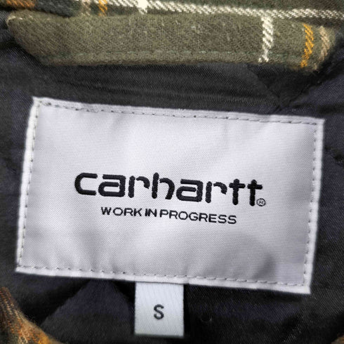 カーハートワークインプログレス Carhartt WIP 23AW WILES SHIRT JACKET シャツジャケット - DK.GREEN メンズ import:S