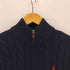 ポロラルフローレン POLO RALPH LAUREN ポニー刺繍 ハーフジップセーター メンズ import:XS