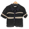 マウジー moussy STRIPED CROCHET SHIRT レディース FREE