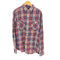 ポロカントリーラルフローレン POLO COUNTRY RALPH LAUREN CLASSIC FIT フリンジ加工 リペア加工 ネルシャツ メンズ import:L