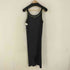 ラウンジドレス Loungedress サイドスリッド ノースリーブ ニットワンピース レディース FREE