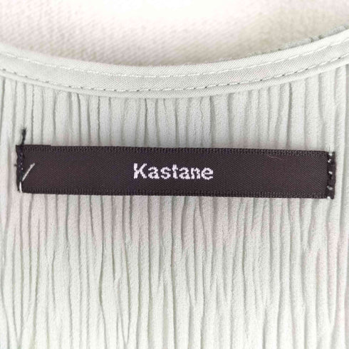 カスタネ Kastane 無地楊柳カシュクールワンピース レディース FREE