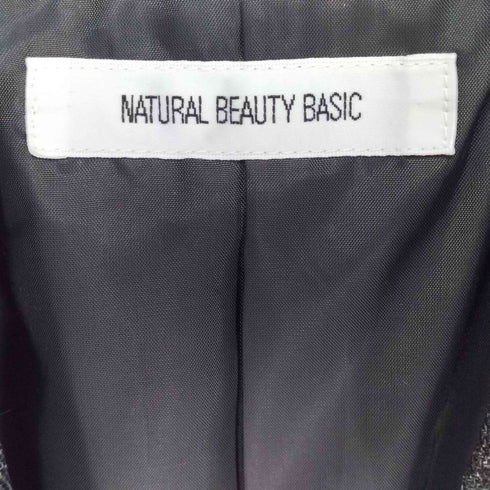 ナチュラルビューティーベーシック NATURAL BEAUTY BASIC ベルテッドシングルオーバージャケット レディース JPN:S