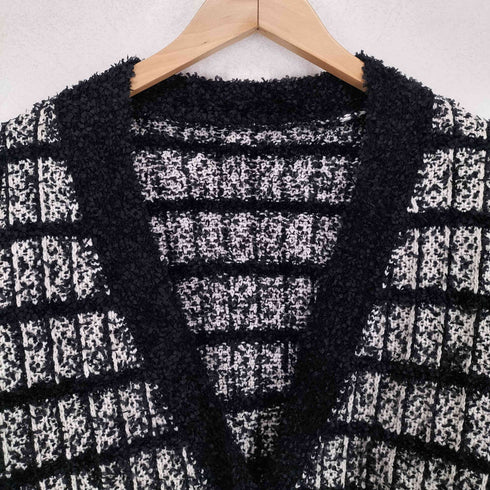 GIRL DRESS FOR NOW チェック柄シャギーカーディガン select レディース FREE