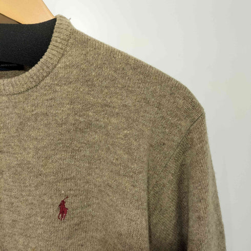 ポロバイラルフローレン Polo by RALPH LAUREN ラムウール ポニー刺繍 ニットセーター メンズ