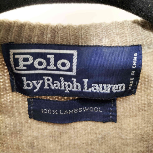 ポロバイラルフローレン Polo by RALPH LAUREN ラムウール ポニー刺繍 ニットセーター メンズ