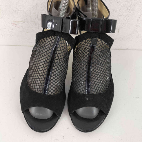 ジミーチュウ JIMMY CHOO MADE IN ITALY メッシュ切替 スウェード パンプス レディース EUR:38