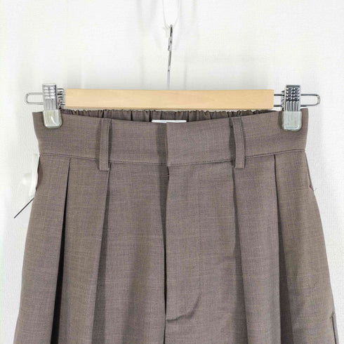 カプリシュレマージュ CAPRICIEUX LEMAGE 23ss 2タックワイドパンツ レディース 36
