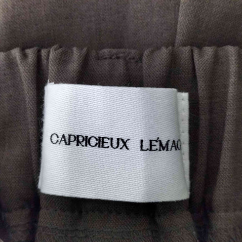 カプリシュレマージュ CAPRICIEUX LEMAGE 23ss 2タックワイドパンツ レディース 36