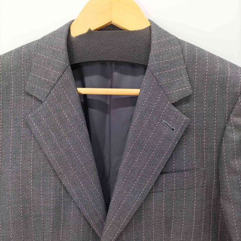 ポールスミスコレクション Paul Smith COLLECTION ストライプステッチ2Bテーラードジャケット スラックスセットアップ SUPER120'S WORSTED 総裏 メンズ M