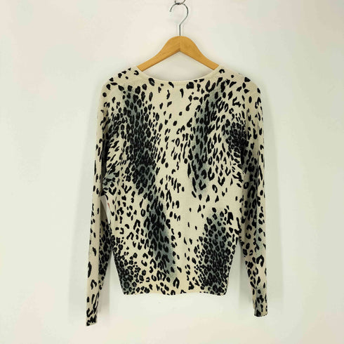 ホワイトスタッグ WHITE STAG 90S-00S レオパード柄 ニット レディース JPN:L