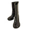 チャールズキース CHARLES & KEITH Tubular Zip-Up Ankle Boots チューブラー ジップアップアンクルブーツ レディース JPN:23.5