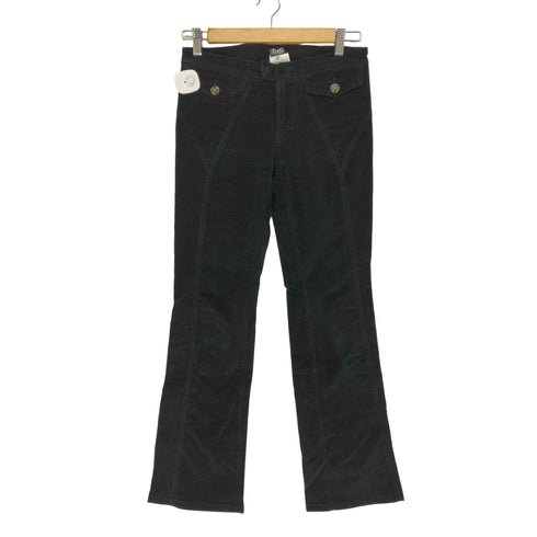 ドルチェアンドガッバーナ DOLCE&GABBANA MADE IN ITALY OPTIジップ スエードフレアパンツ レディース 26/40