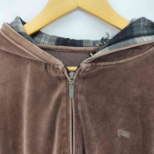 バンズ VANS ベロアジップパーカー メンズ import:XL