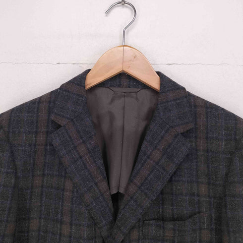 マッキントッシュフィロソフィー MACKINTOSH PHILOSOPHY ウールチェックテーラードジャケット メンズ 38R