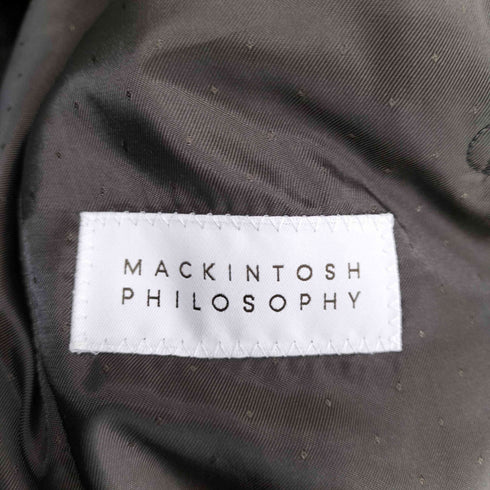マッキントッシュフィロソフィー MACKINTOSH PHILOSOPHY ウールチェックテーラードジャケット メンズ 38R