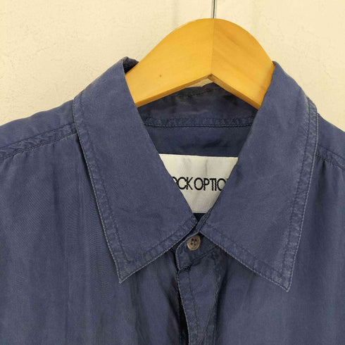 STOCK OPTIONS シルク100% サテンシャツ レディース JPN:XL