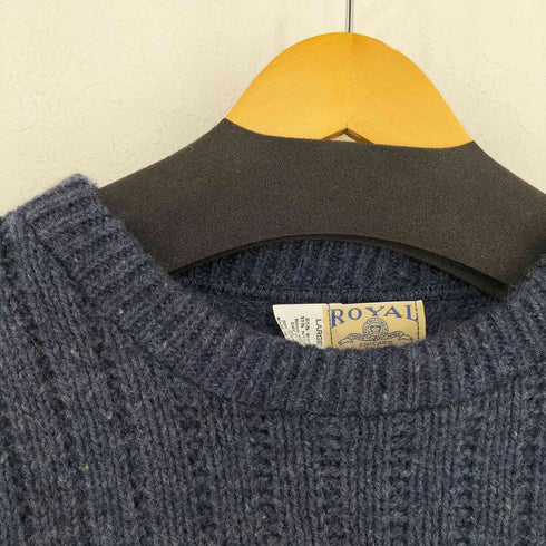 ROYAL USA製 ウール クルーネックニット メンズ import:L