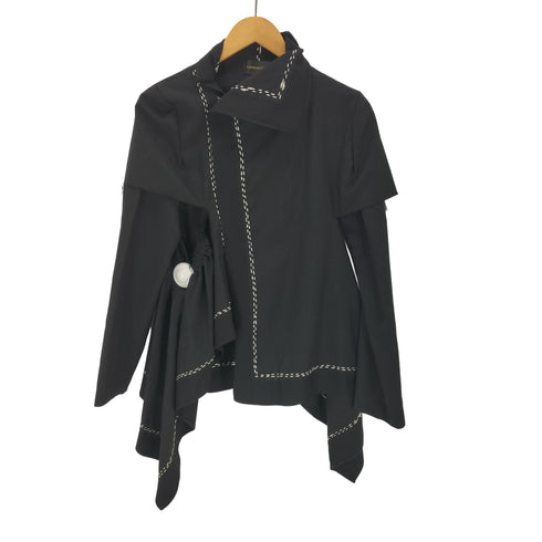 コムデギャルソン COMME des GARCONS ウール刺子ステッチ変形ジャケット レディース