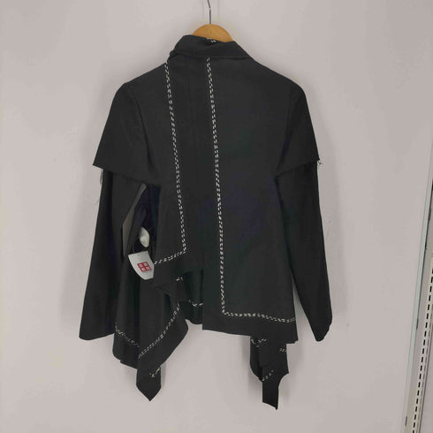コムデギャルソン COMME des GARCONS ウール刺子ステッチ変形ジャケット レディース