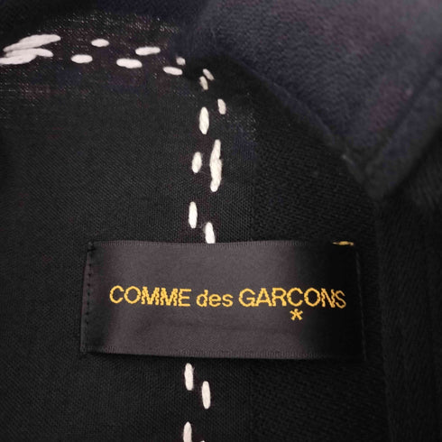 コムデギャルソン COMME des GARCONS ウール刺子ステッチ変形ジャケット レディース