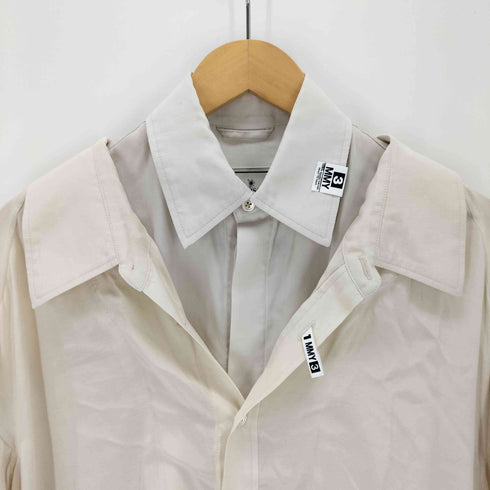 メゾンミハラヤスヒロ Maison MIHARA YASUHIRO レイヤード シャツ メンズ 40