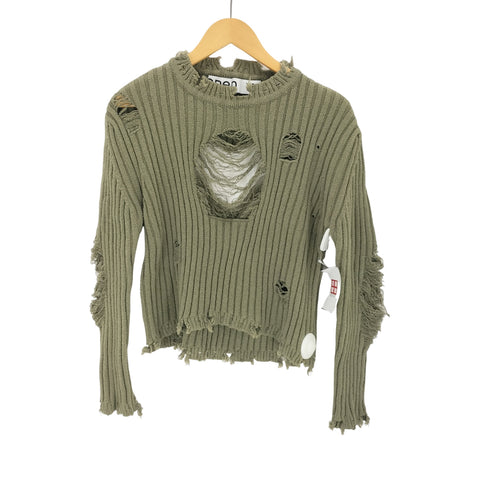 OPEN YY DAMAGED HEART PULLOVER レディース 001