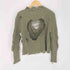 OPEN YY DAMAGED HEART PULLOVER レディース 001