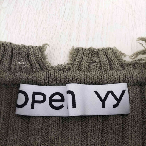 OPEN YY DAMAGED HEART PULLOVER レディース 001
