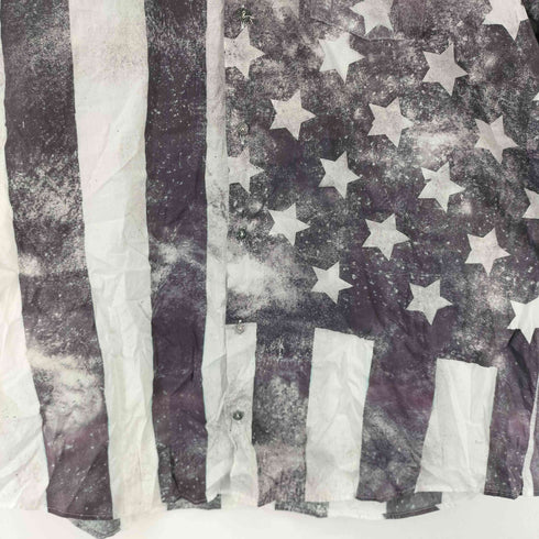 ノゾミイシグロ NOZOMI ISHIGURO 星条旗柄 シャツワンピース レディース ONE SIZE