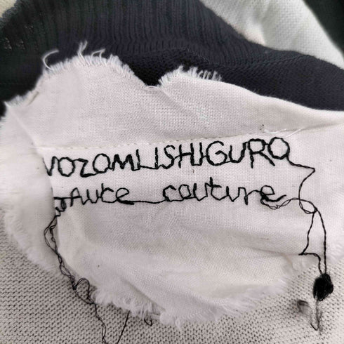 ノゾミイシグロ NOZOMI ISHIGURO スリットボーダーニットワンピース レディース ONE SIZE