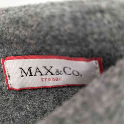 マックスアンドコー MAX & CO. イタリア製 ウエストリボン刺繍 アシンメトリースカート レディース EUR:40-42
