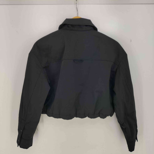 ザラ ZARA 裏地キルティング クロップド ジャケット レディース import:M