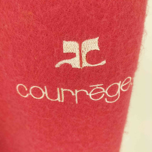 クレージュ courreges ロゴ刺繍 マフラー レディース