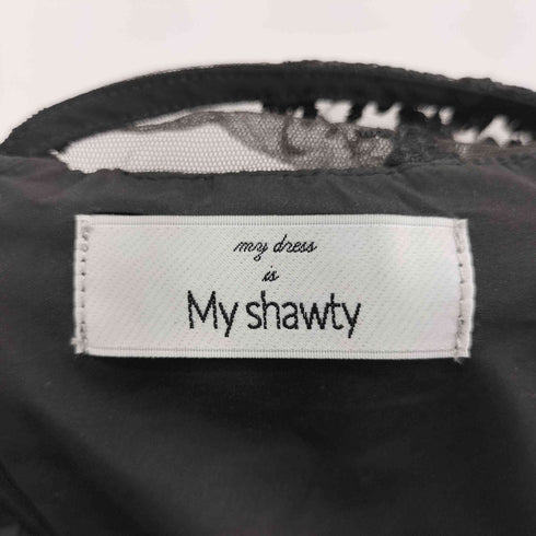 MY SHAWTY シースルーワンピース レディース FREE