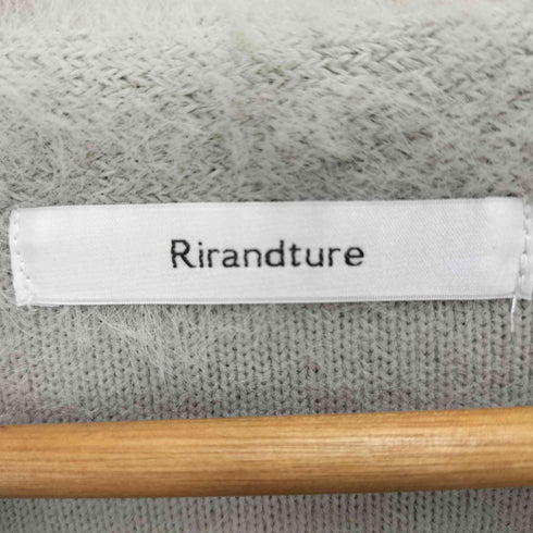 リランドチュール Rirandture ハート釦ふわふわカーデプルオーバー レディース 2