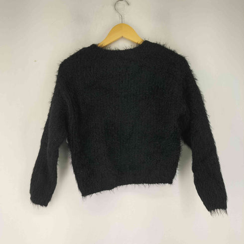 リエンダ rienda Lame Mall Shaggy Knit TOP レディース