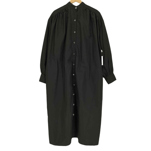 she's closet バンドカラー ポリ コットン シャツ ワンピース レディース TALL