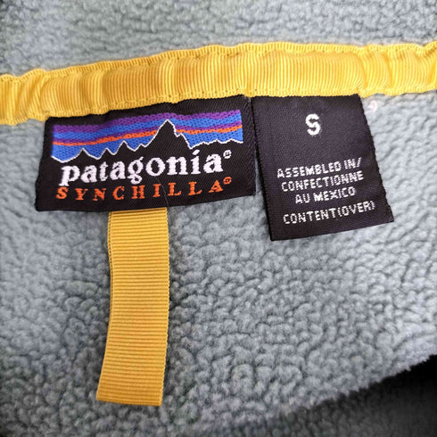 パタゴニア patagonia 90S メキシコ製 SYNCHILLA シンチラ スナップ Tシャツ フリース プルオーバー メンズ import:S
