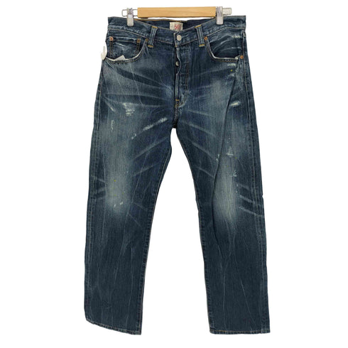 リーバイス Levis フィリピン製 ボタン裏359 501 ボタンフライ ダメージストレートデニム メンズ w34l32