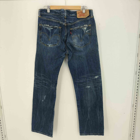 リーバイス Levis フィリピン製 ボタン裏359 501 ボタンフライ ダメージストレートデニム メンズ w34l32