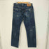 リーバイス Levis フィリピン製 ボタン裏359 501 ボタンフライ ダメージストレートデニム メンズ w34l32