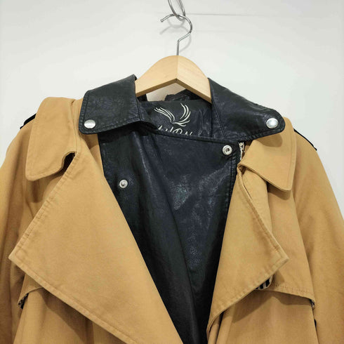 codona de moda NHPN ライダース ドッキング ダブルプレスト チェスターコート レディース